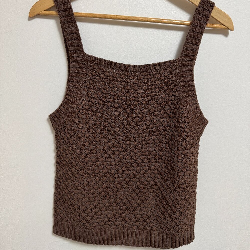 Loose knit tank